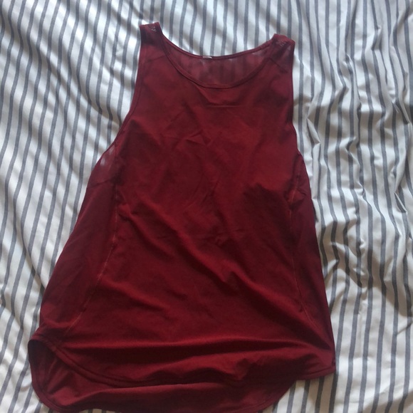 Tops - Lululemon burgundy tank top